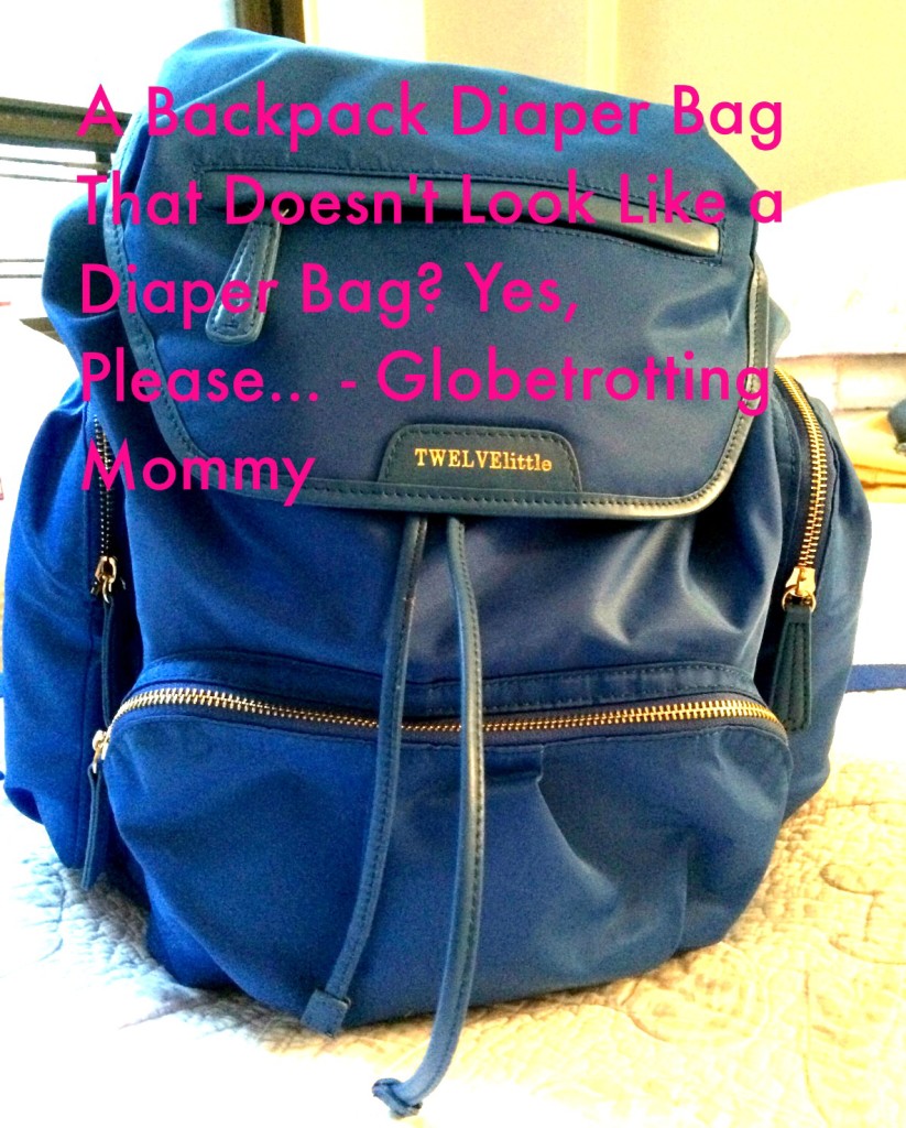 Backpack, diaper bag, Twelvelittle, globetrotting mommy, six flags new england, family travel, traveling with kids