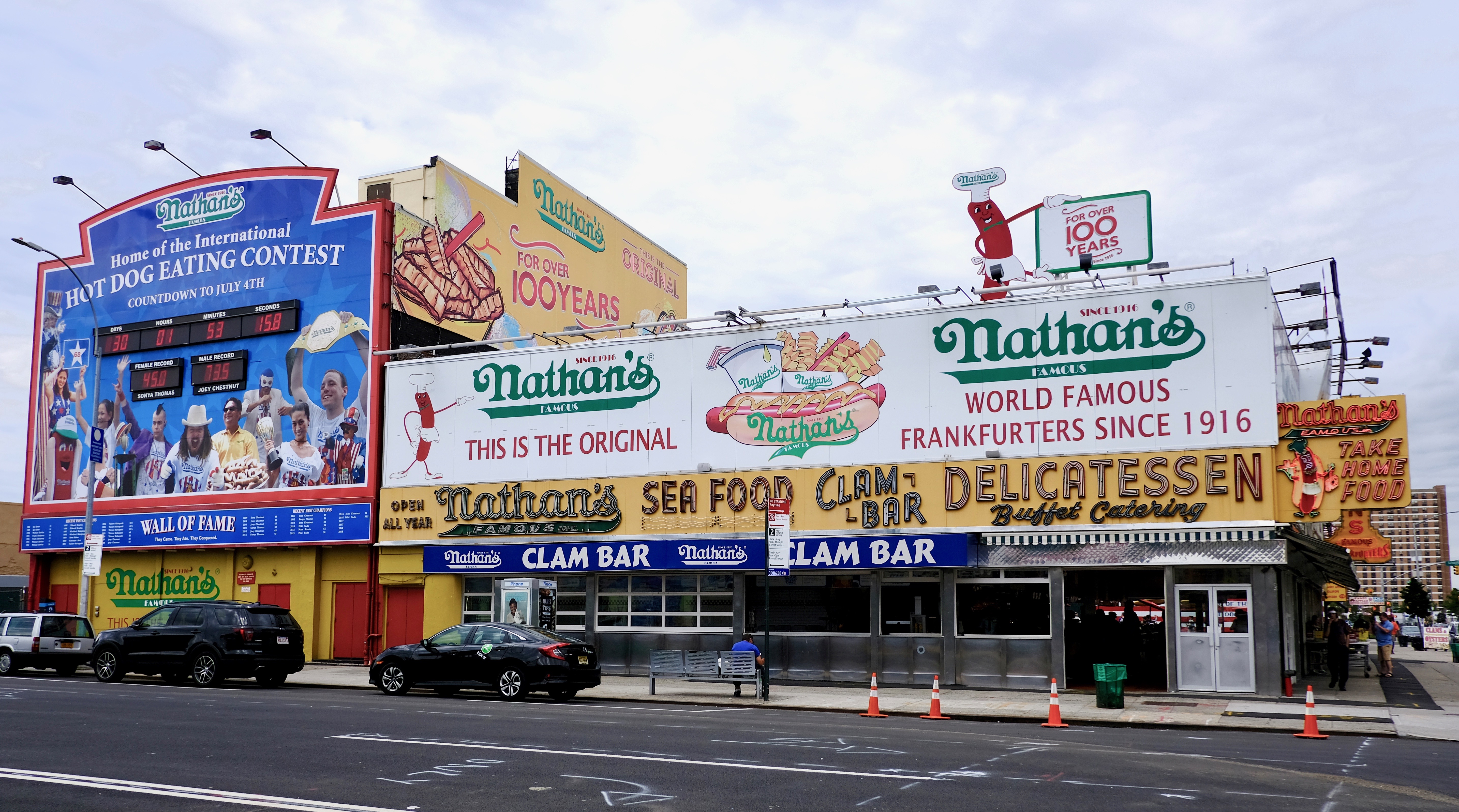 Nathan's Famous is a must for Coney Island visitors. Globetrotting Mommy