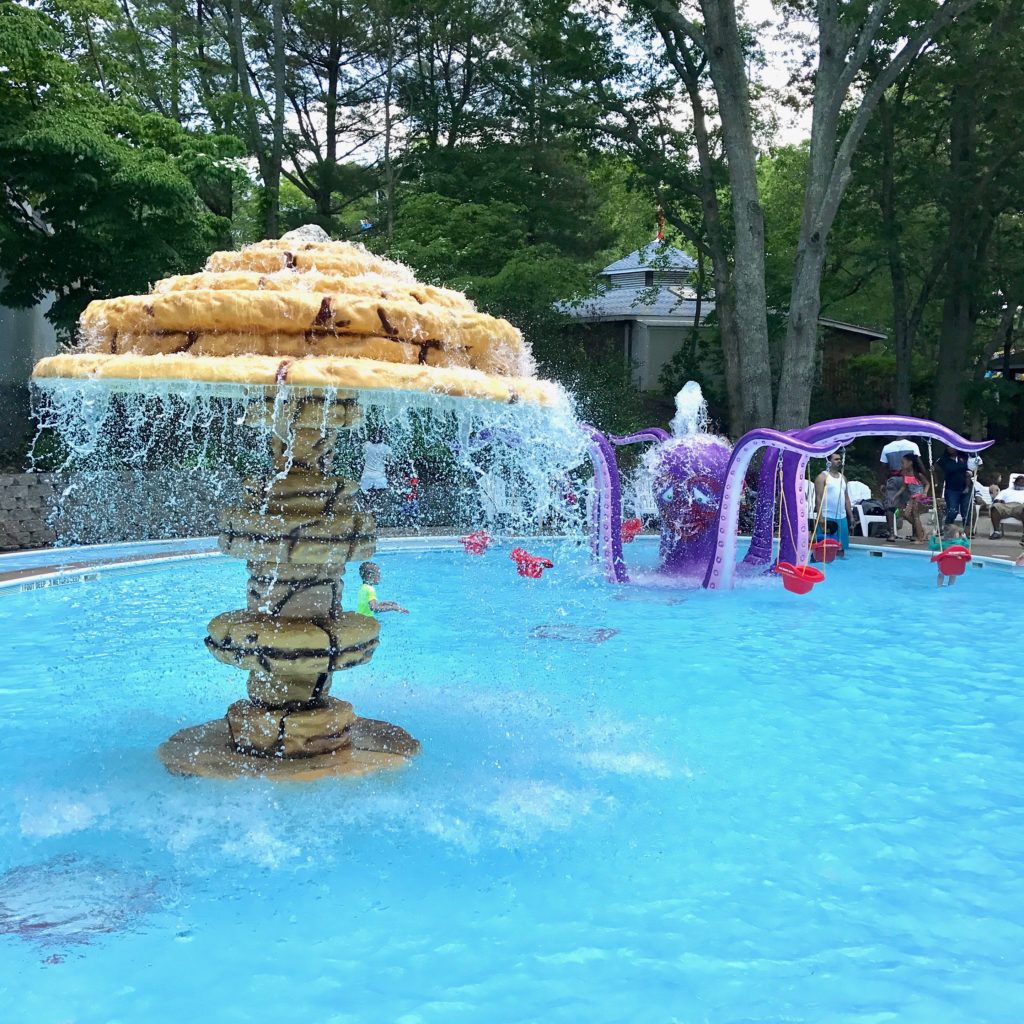 The Octopus Pool at Splish Splash is perfect for babies at toddlers.