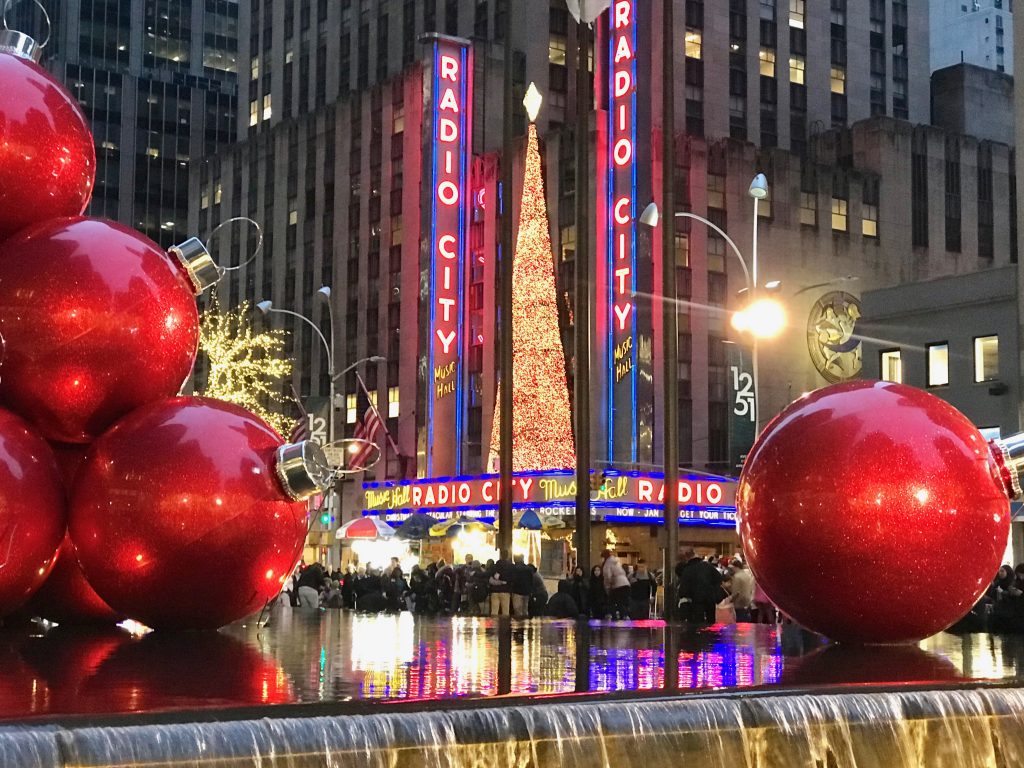 NYC is in full holiday swing.