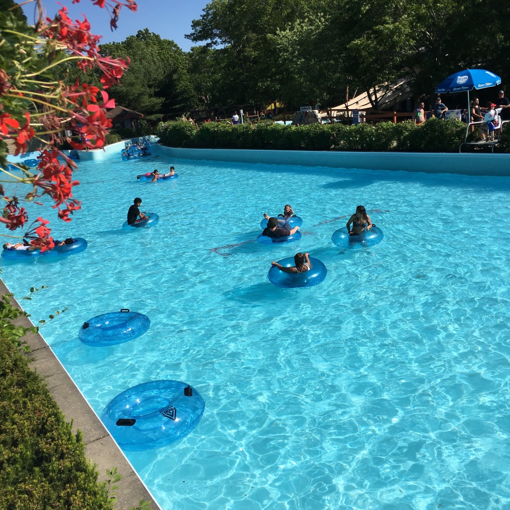 The Lazy River at Splish Splash is the perfect spot for families to relax. Water Park. Best Rides for Families, Long Island