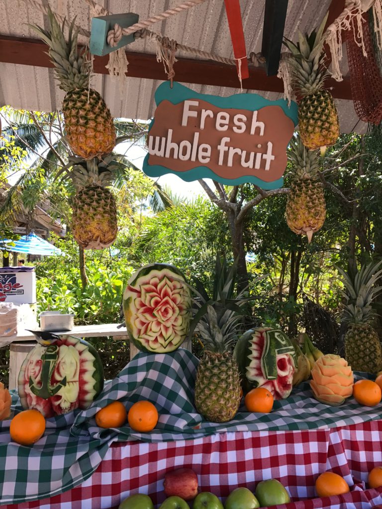 Top 11 Tips for Visiting Disney Castaway Cay. Kids will love the fresh fruit buffet on Castaway Cay.