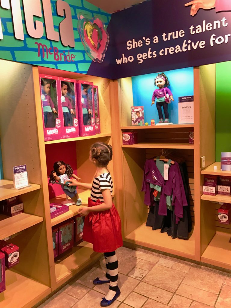 Gabriela McBride, the 2017 American Girl Doll of the Year loves art, dance and poetry. Tips for Visiting American Girl Place in NYC.