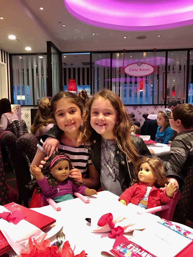For a special treat, enjoy a meal at the American Girl Cafe.