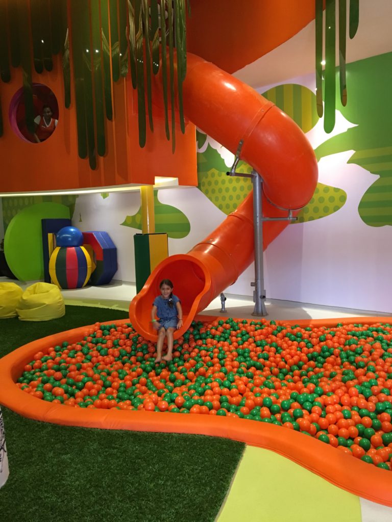 The Just Kiddin' ball pit at Nickelodeon Resort Punta Cana is so fun.