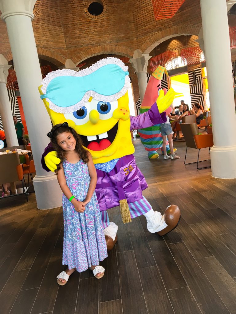 The Nickelodeon character breakfasts are a must for kids.