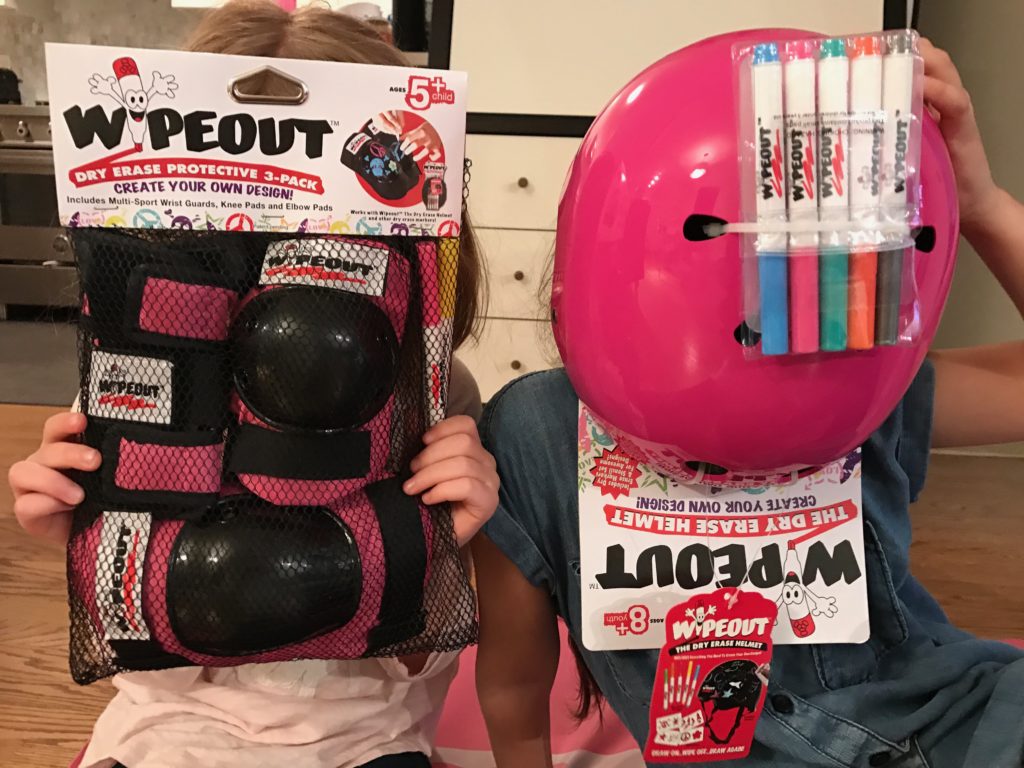 Get Crafty and Stay Safe with Wipeout Dry Erase Protective Gear, Scooter, helmet, safety, Wipeout, Dry erase, DIY