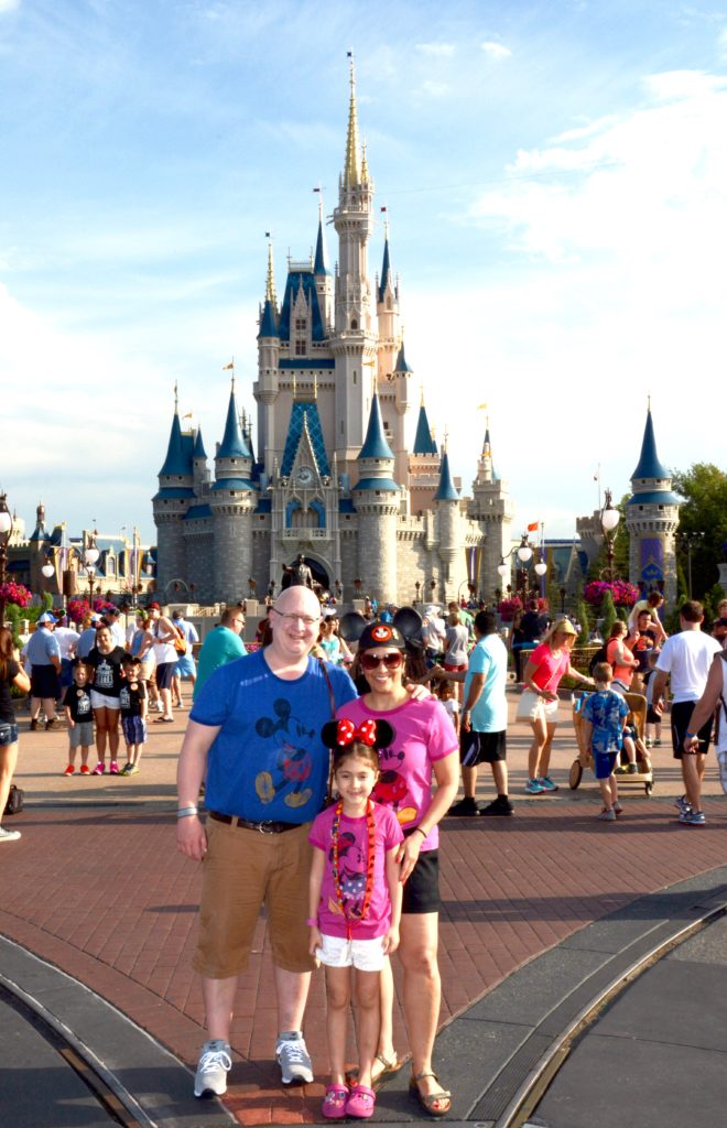 Matchy matchy outfits are a hit at Disney World and after childbirth. 10 Ways Planning a Disney World Trip is Like Having a Baby.