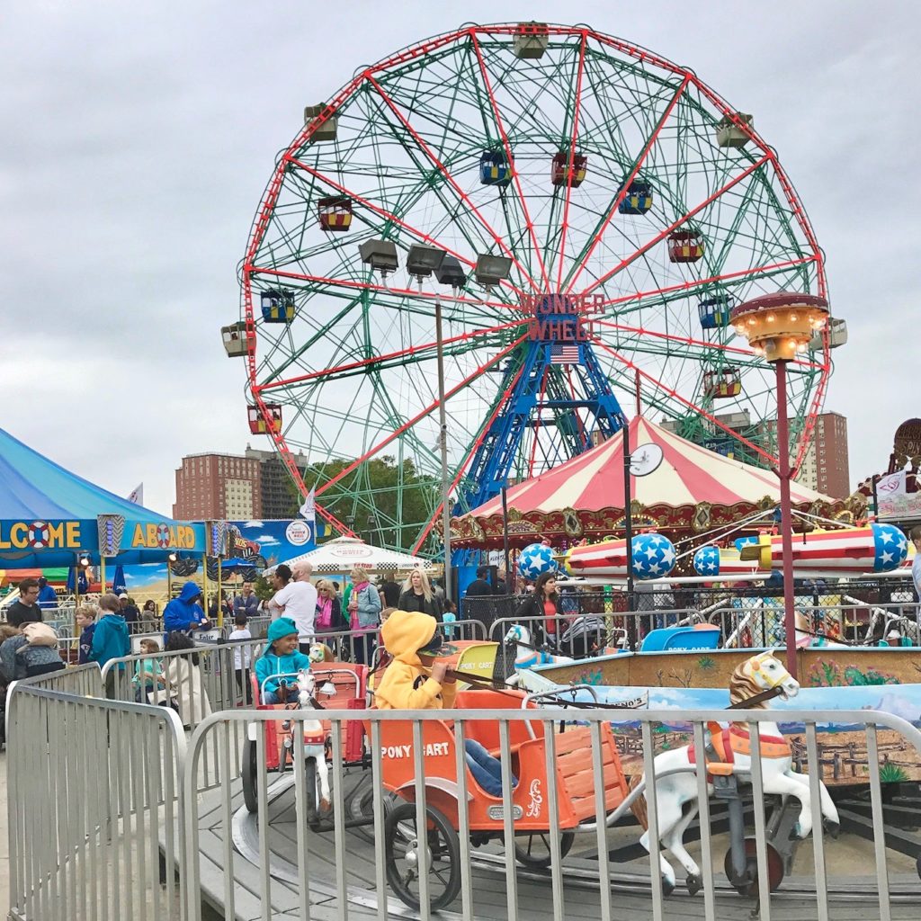 Dino's Wonder Wheel is one of Coney Island's top attractions.