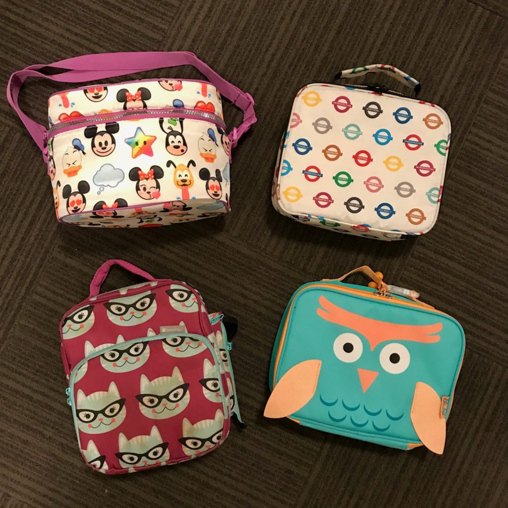 Cool for School - Back-to-School Must Haves for September and beyond. Lunchtime won't be boring with these colorful lunch boxes.