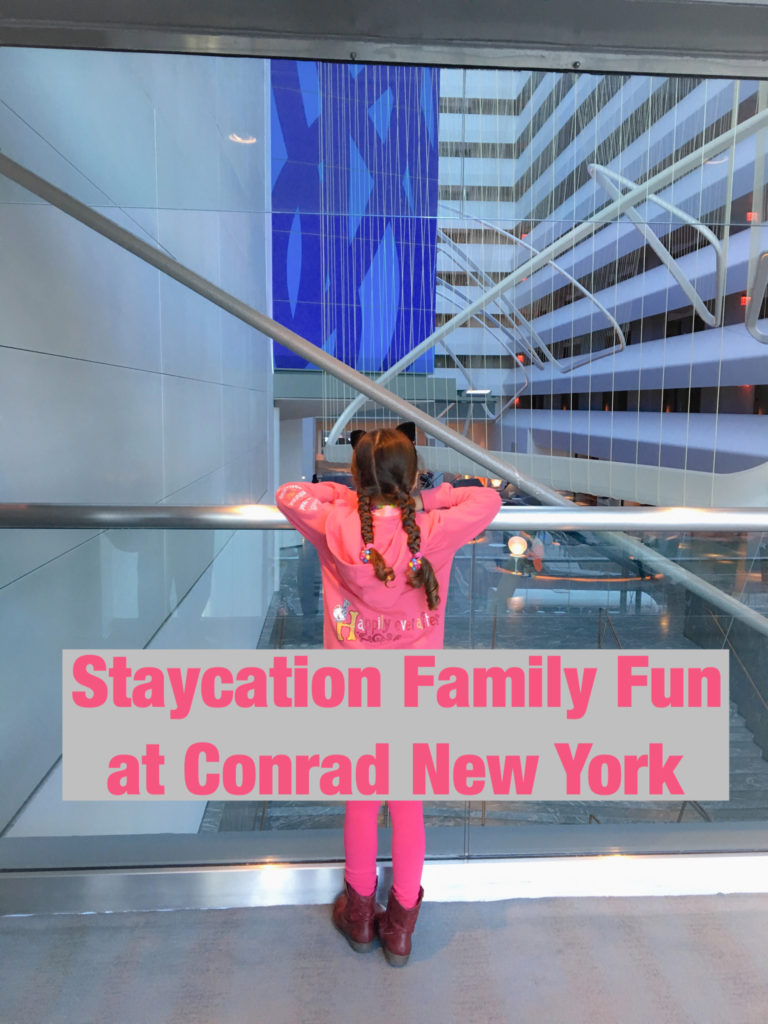 Conrad New York is a great choice for families visiting New York City. #Family Travel
