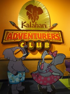 Kalahari's Adventurers Club features daily activities for children.
