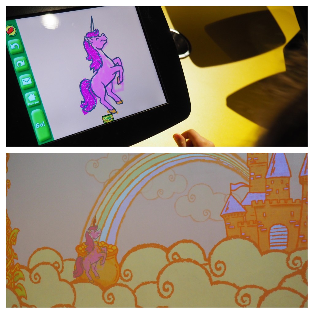 Create your own animated figures on the easy-to-use touch screens.