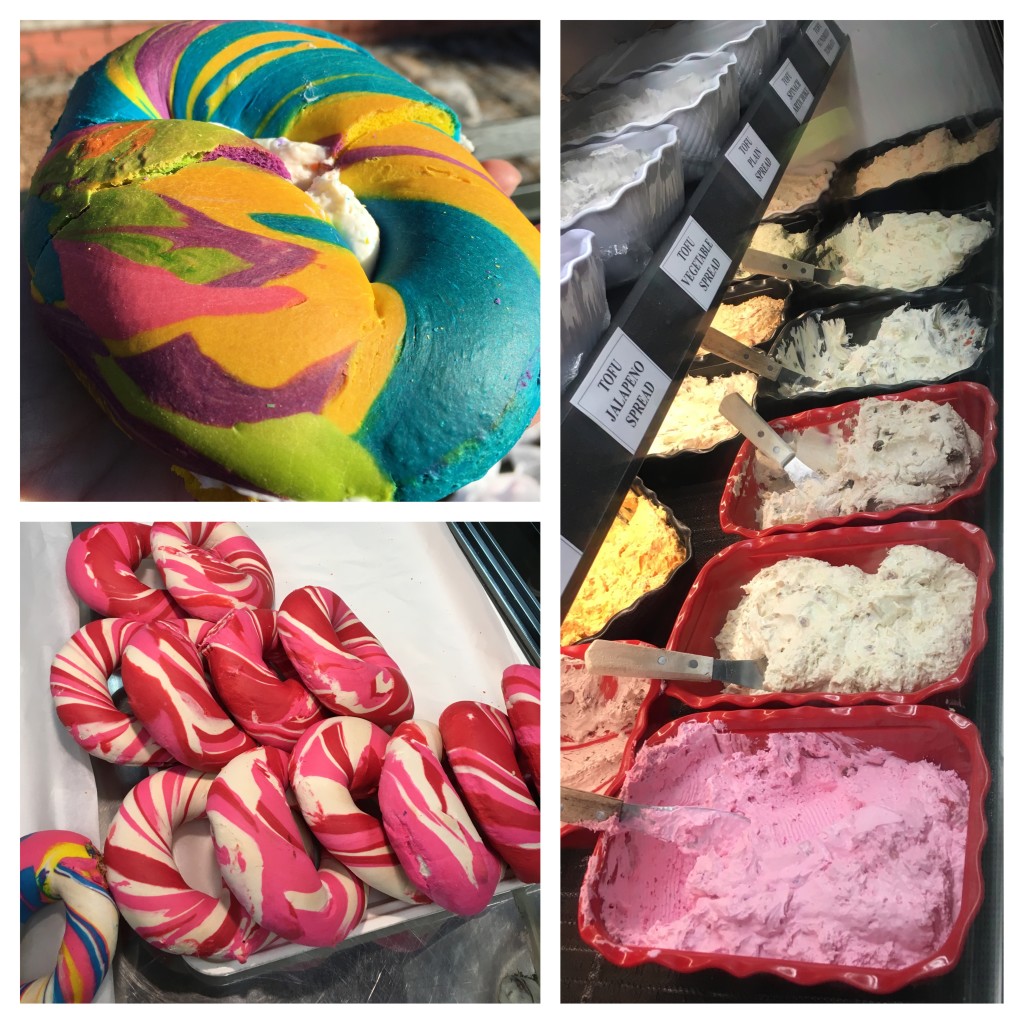 Fun Food Friday: New York's Rainbow Bagel Craze, Foodie, Rainbow Bagel, Brooklyn, The Bagel Store