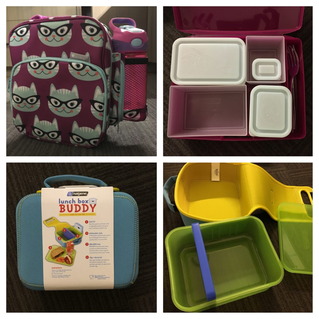 Bento style lunch boxes are great for school and travel. Bentology, back-to-school, nalgene, globetrotting mommy