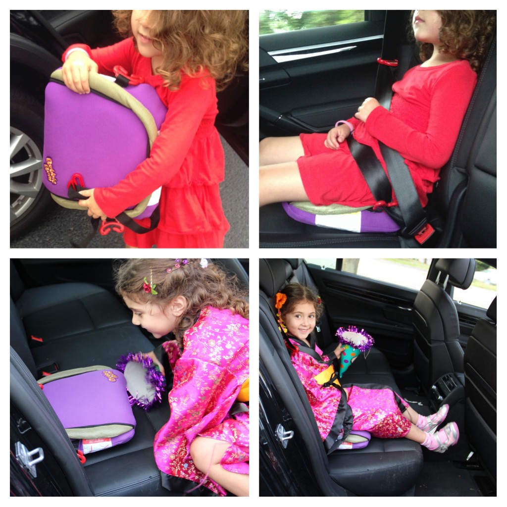 Best booster car seat, travel, Globetrotting Mommy, BubbleBum, Review, portable booster seat
