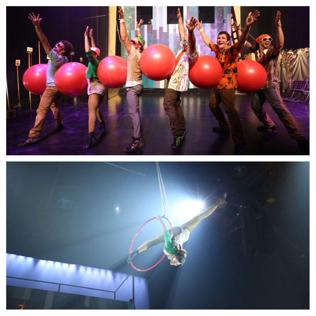 Circus, New York, NYC, Catch Me!, New Victory Theater, Flip FabriQue, Yoga Balls, NYC with kids