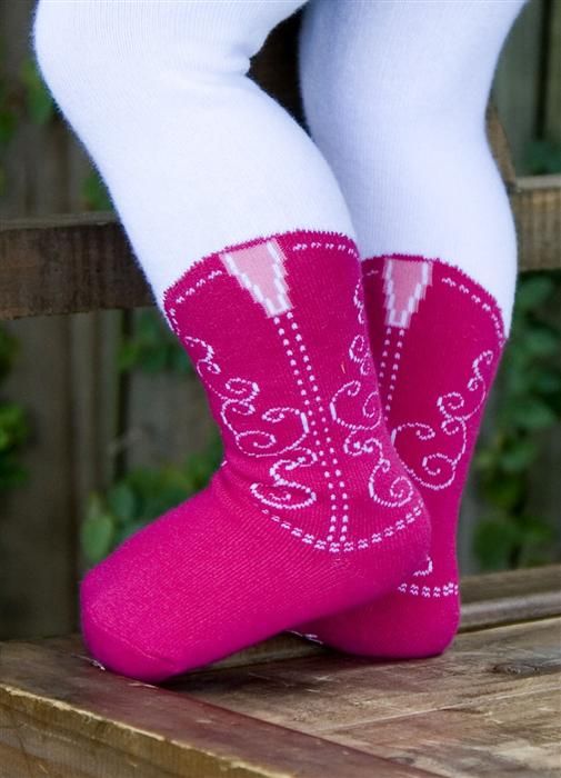 SIZE 0-6 MOS LAVENDER BOOTZIES! COWBOY BOOT TIGHTS  FOR YOUR INFANT COWGIRL! 