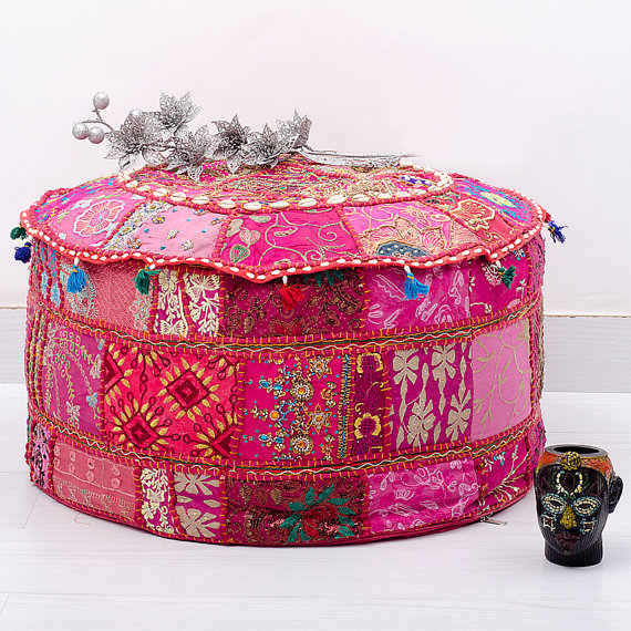 Globetrotting Mommy - Indian Pouf