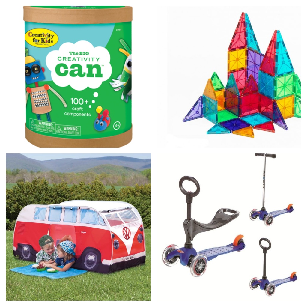 2014 Holiday Gift Guide, Best Holiday Toys, Toys for Little Kids, Magnatile, Creativity Can, Scooters