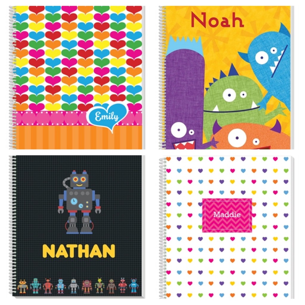 Personalized notebook, back-to-school, traveling, personalized gifts for kids