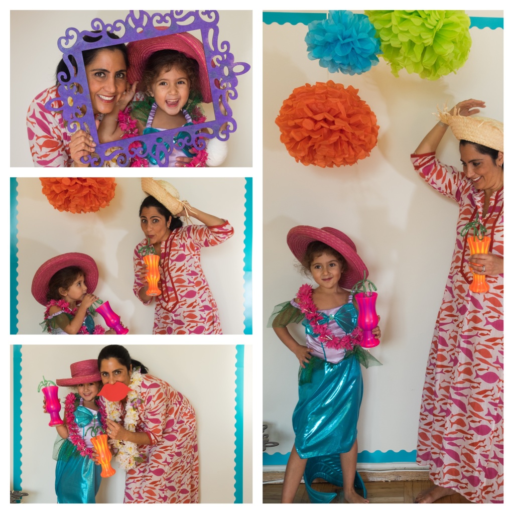 Caribbean party, under the sea, photo booth, DIY, photography, photo props, backdrop