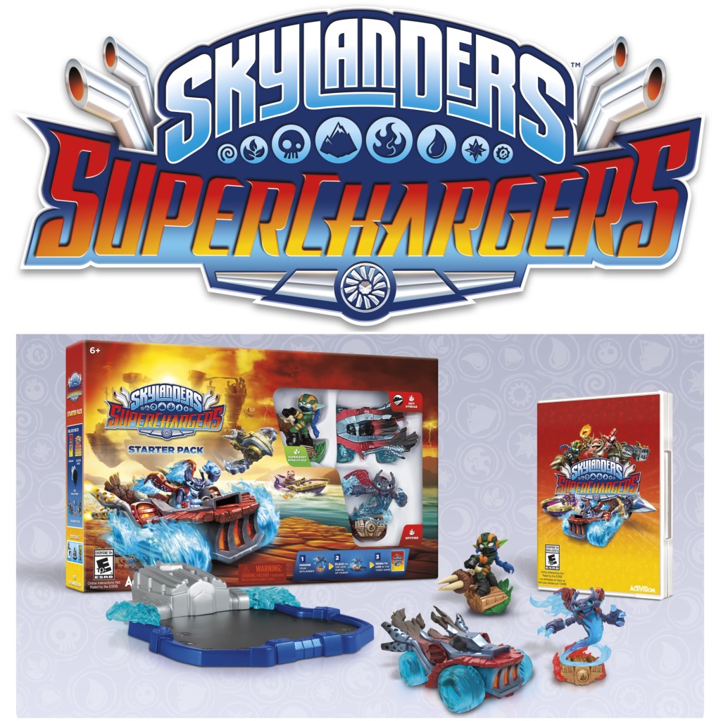 Skylanders, SuperChargers, Starter Pack, Games, Kids, Vehicles, Toys, Travel