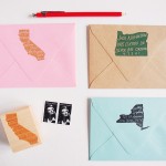Globetrotting Mommy - Personalized State Return Address Stamps