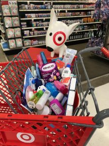 Photo Caption: Target is a great spot to stock up on travel sized toiletries.