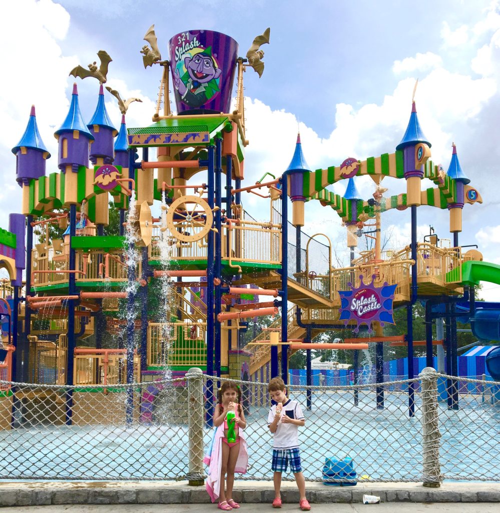 Get ready to get wet at The Count's Splash Castle. Globetrotting Mommy, Sesame Place Tips