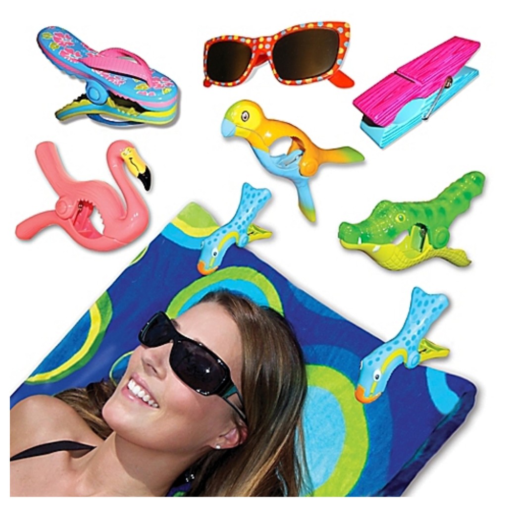 Beach, Must Haves for Beach, Family Travel, Kids, towel clips, globetrotting mommy