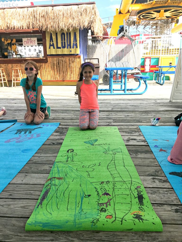 My daughter enjoyed a kids yoga and art class on Adventure Pier. Top 10 Tips for Visiting Morey’s Piers in Wildwood, New Jersey